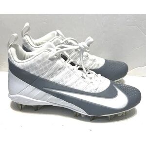 Nike Alpha Huarache 6 Pro LAX Lacrosse 904581-110 Men's Size 10 White NEW